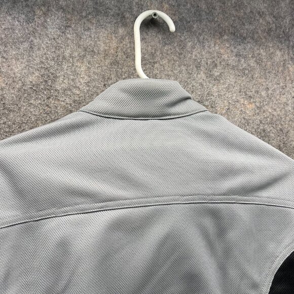 First Gear Motorcycle Jacket Women XL Mesh Vented Mesh Gray Shoulder Elbow Pads - Picture 8 of 13